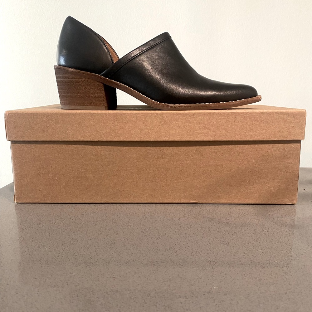 Madewell Brady low cut booties in true black (size: 7.5)